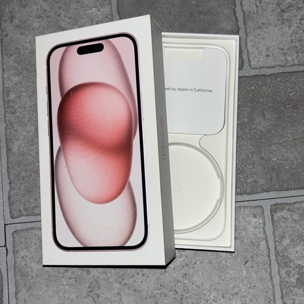 EMPTY Iphone 15 Box
